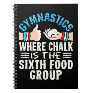 Carnet Équipe Drôle de Gymnastique de Chalk Gymnast