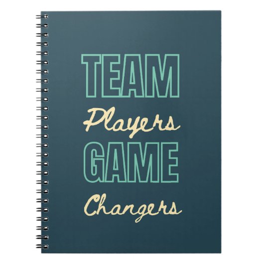 Carnet Équipe Entreprise Bureau d'affaires Cadeaux (Devant)