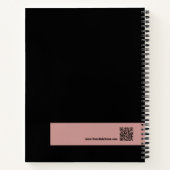 Carnet Équipe Image Coiffeur Black Pink Promotionnel (Dos)