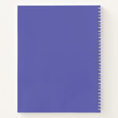 Carnet Équipe Incroyable Violet Nom Personnalisé (Dos)