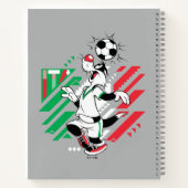 Carnet Équipe Italie Graphique de football SYLVESTER™ (Dos)