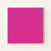 Carnet Équipe mariage Mère de la mariée Nom Retro Rose (Dos)