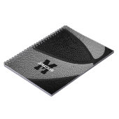 Carnet équipe noire gris couleurs filles garçons basket-b (Côté gauche)