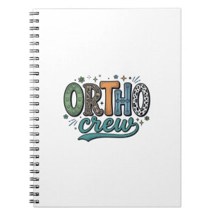 Carnet Équipe ortho vintage Équipe dentaire conception ve