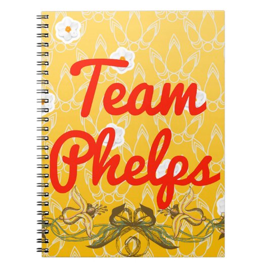 Carnet Équipe Phelps (Devant)
