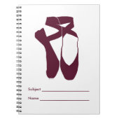 Carnet Équipe Pointe Ballet Amethyst (Devant)