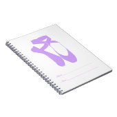 Carnet Équipe Pointe Ballet Lilac (Côté Droit)