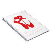 Carnet Équipe Pointe Ballet Love (Côté Droit)
