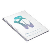 Carnet Équipe Pointe Ballet Ocean (Côté Droit)
