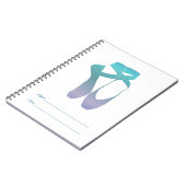 Carnet Équipe Pointe Ballet Ocean (Côté gauche)