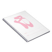 Carnet Équipe Pointe Ballet Pointe Rose (Côté Droit)