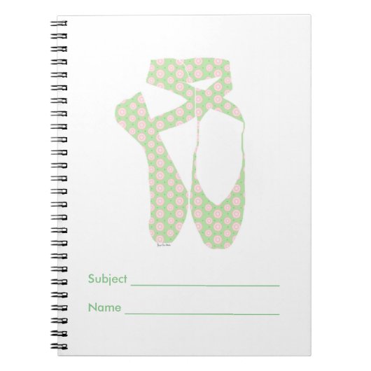 Carnet Équipe Pointe Ballet Polka (Devant)