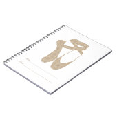 Carnet Équipe Pointe Ballet Sable (Côté gauche)