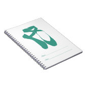 Carnet Équipe Pointe Ballet Seafoam (Côté Droit)