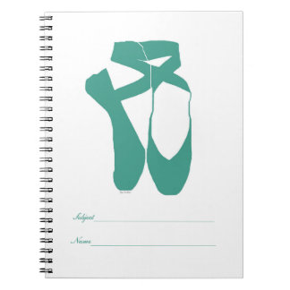 Carnet Équipe Pointe Ballet Seafoam