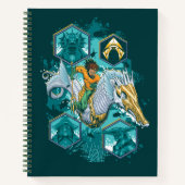 Carnet Équitation Aquaman À Cheval Dans Les Royaumes (Devant)