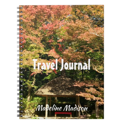 Carnet Érables colorées et maison de repos (Devant)