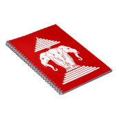 Carnet Erawan Trois éléphant en tête Lao / Laos Drapeau (Côté Droit)