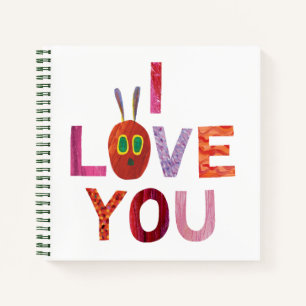 Carnet Eric Carle Caterpillar I Love You