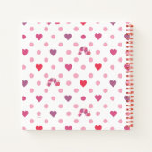 Carnet Eric Carle | Valentine Heart Polka Dot Motif (Dos)