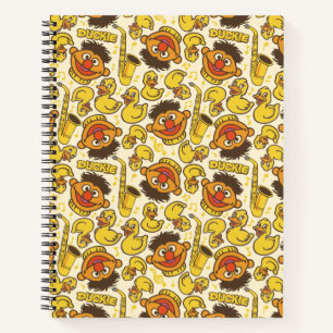 Carnet Ernie et le Motif en caoutchouc Duckie