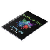Carnet Erreur de teinture du système 404 Graphisme de mic (Côté gauche)