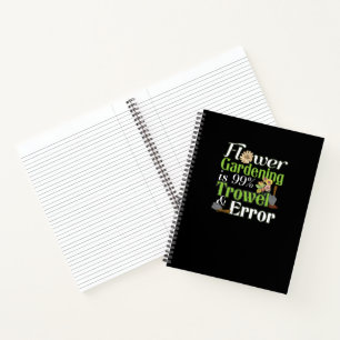 Carnet Erreur de voyelle de jardinage de fleur - Jeu de j