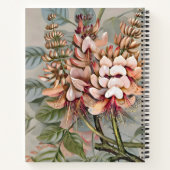 Carnet Erythrina Flower Aquarelle, Mur cadeau (Dos)