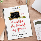 Carnet ES enseignant appréciation cadeau personnalisé édu