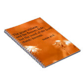 Carnet Ésaïe 40:8 L'herbe se dessèche et les fleurs s'est (Côté Droit)