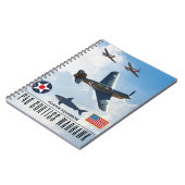 CARNET ESCADRILLE DE CHASSE P-40 CURTISS WARHAWK (Côté gauche)
