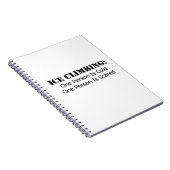 Carnet Escalade de glace - Froid, Peur (Côté Droit)