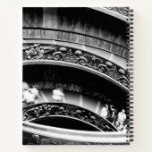 Carnet Escalier spiral noir et blanc (Dos)
