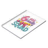 Carnet Escouade de 6e rentrée des classes (Côté gauche)
