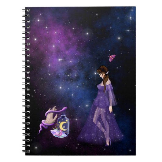 Carnet Esoteric Witchcraft Magick Purple Cadeau Pour Sorc (Devant)