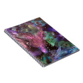 Carnet Espace Art Abstrait coloré Nebula (Côté Droit)