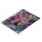 Carnet Espace Art Abstrait coloré Nebula (Côté gauche)