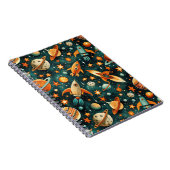 Carnet Espace atomique de milieu de siècle Orange sarcell (Côté Droit)