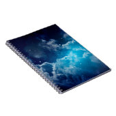 Carnet Espace ciel nocturne avec nuage et étoile, nuit, b (Côté Droit)