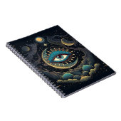 Carnet Espace Galaxie Lune Oeil (Côté Droit)
