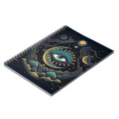 Carnet Espace Galaxie Lune Oeil (Côté gauche)
