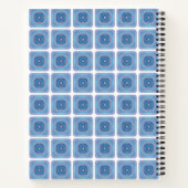 Carnet Espace Géométrique Bleu (Dos)