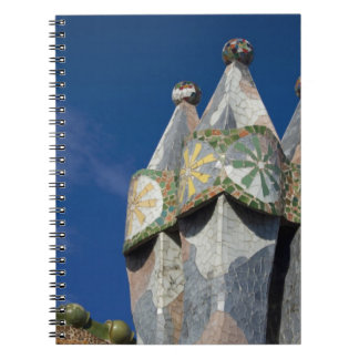 Carnet Espagne, Catalogne, Barcelone. Casa Batllo (1906).