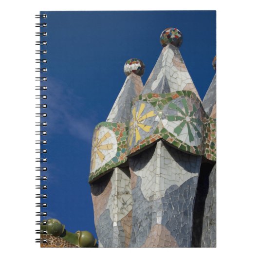 Carnet Espagne, Catalogne, Barcelone. Casa Batllo (1906). (Devant)