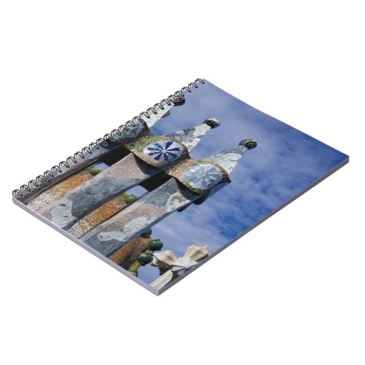 Carnet Espagne, Catalogne, Barcelone. Casa Batllo (1906). (Côté gauche)