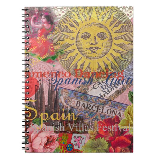 Carnet Espagne Sunshine Espagnol Travel Art (Devant)