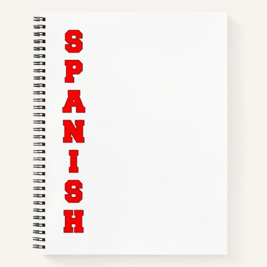 Carnet Espagnol (Devant)