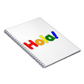 Carnet Espagnol Rainbow Hello : Espanol Iris Hola (Côté Droit)