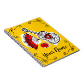 Carnet Espagnol Souvenirs Corners Nom portable (Côté Droit)