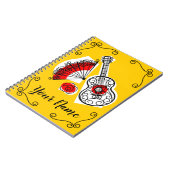 Carnet Espagnol Souvenirs Corners Nom portable (Côté gauche)